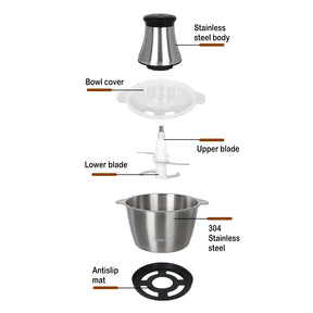 Electric Stainless Steel Meat Grinder