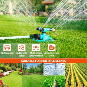 Automatisches rotierendes Gartenwassersprinklersystem