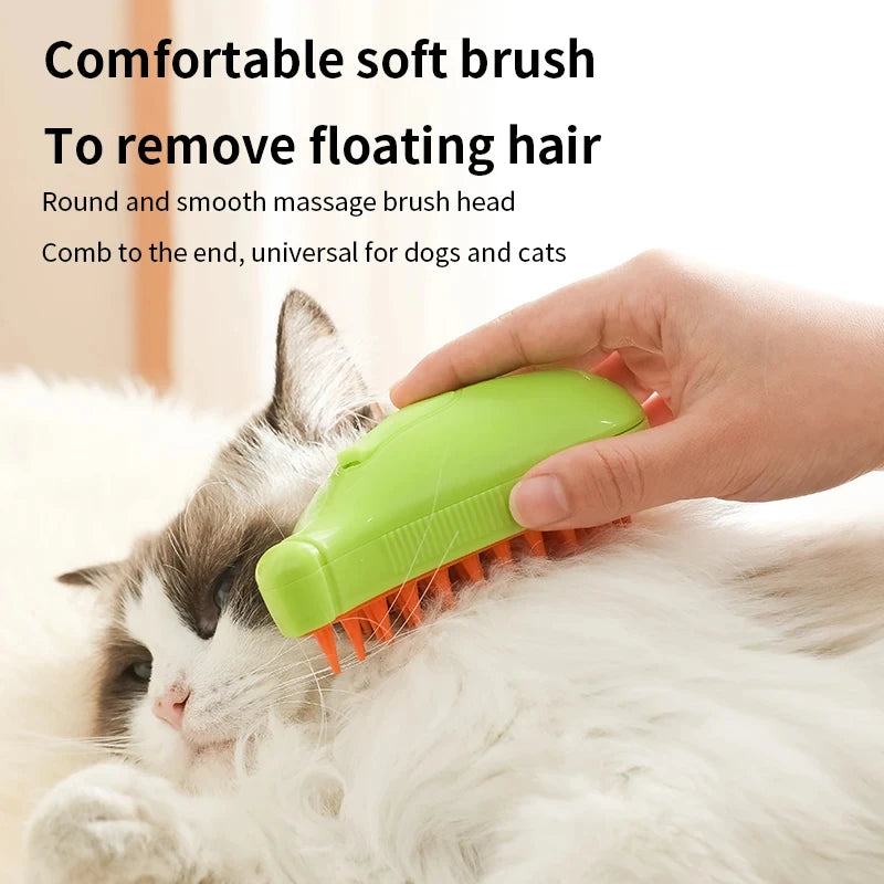 Steamy Brush For Pets