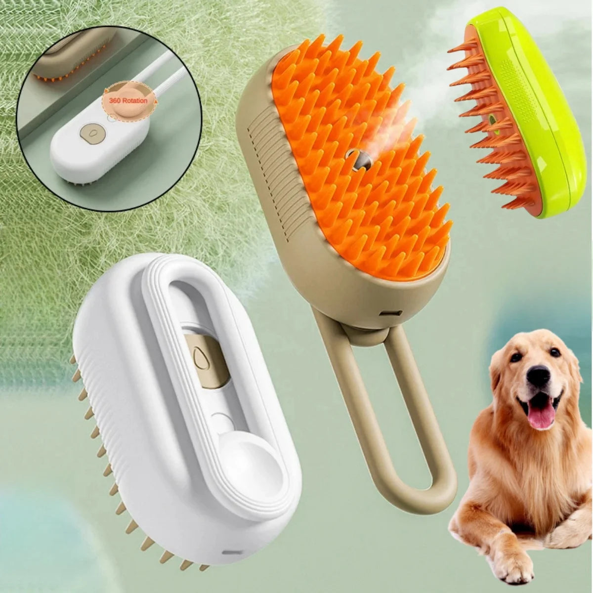 Steamy Brush For Pets