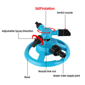 Automatisches rotierendes Gartenwassersprinklersystem