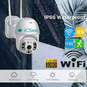 TELECAMERA ESTERNA 2022 WIRELESS APP ICSEE PTZ VIDEOSORVEGLIA